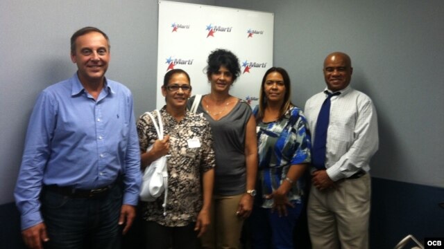 Damas de Blanco en el programa Cuba al Día.