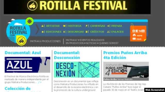 Página web de festival Rotilla anuncia presentación de Azul