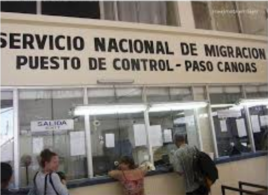 Paso Canoas, en la frontera entre Panamá y Costa Rica.