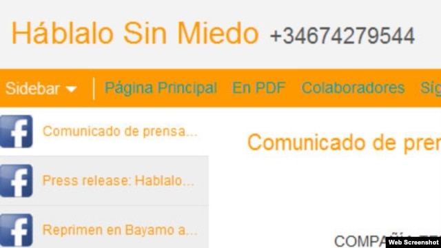 "Háblalo sin miedo" recibe cientos de denuncias mensuales desde celulares en Cuba