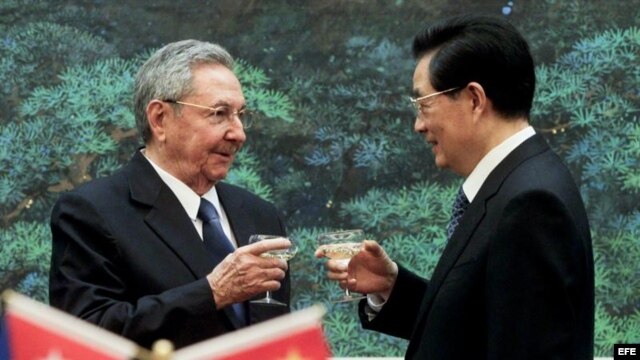 Raul Castro en Pekín