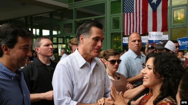 Mitt Romney, candidato presidencial republicano, gana Puerto Rico