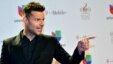 El cantante puertorriqueño Ricky Martin.