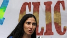 La bloguera cubana Yoani Sánchez