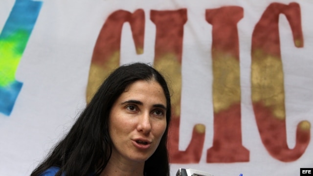 La bloguera cubana Yoani Sánchez