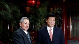Raúl Castro y Xi Jinping.