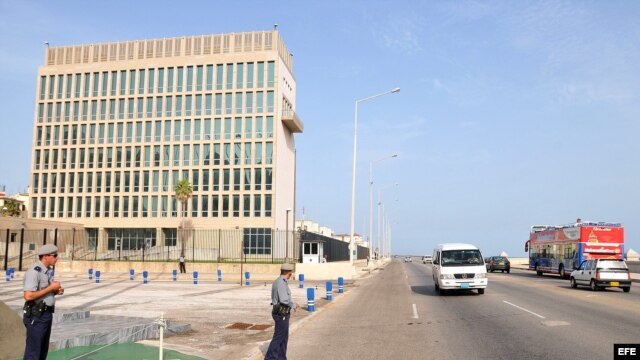 Sección de Intereses de Estados Unidos (SINA), en La Habana. Archivo.