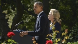 Obama y  Clinton, en la Casa Blanca (Foto de archivo)