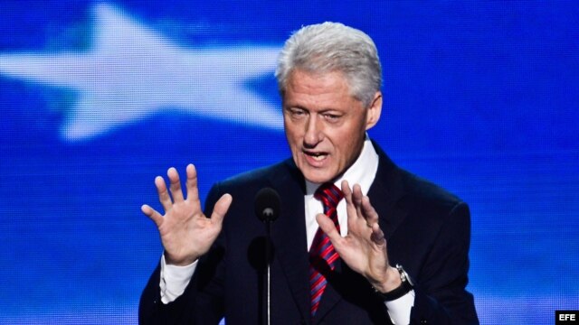 El expresidente estadounidense Bill Clinton. 