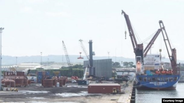 El barco procedente de China tenía como destino final La Habana, Cuba.