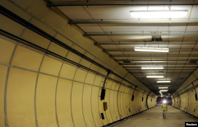 Un tunel secreto en Londres, que sirvió de centro de inteligencia militar y punto de contacto para el "teléfono rojo" que unía a Washington y Moscú.