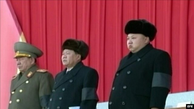 Fotografía cedida por la Agencia Central de Noticias de Corea del Norte (KCNA) el 18 de noviembre de 2014.