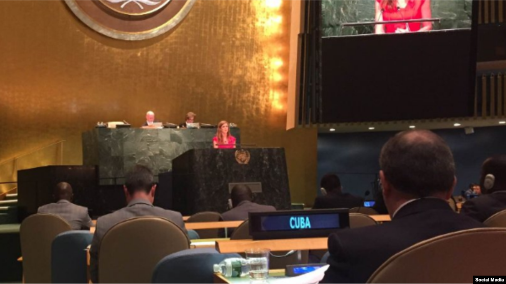 Samantha Power en Naciones Unidas.Tomado de US Mission to the UN @USUN.