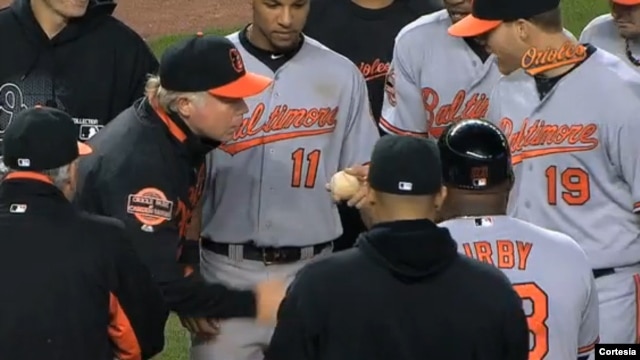Los Orioles quedaron impresionados con el reporte hecho de Urrutia por un cazatalentos del béisbol. 