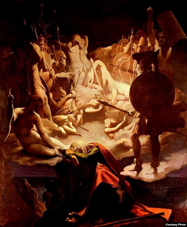 “El sueño de Osián”, por Jean Auguste Dominique Ingres (1813)