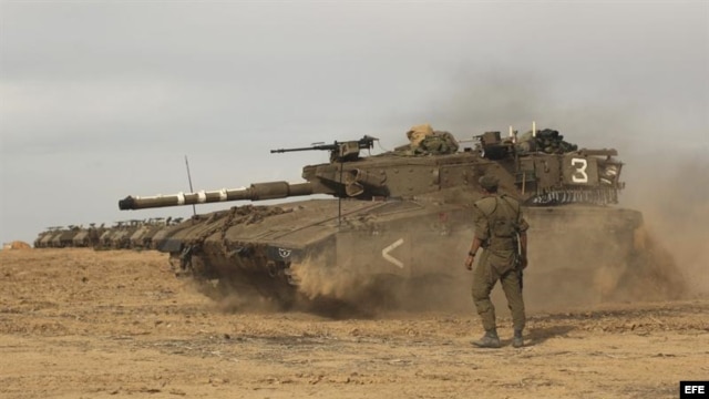Tanque israelí.