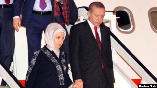 Llegada de Erdogan a La Habana