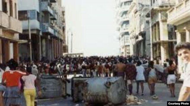 Levantamiento popular de 1994 en La Habana.