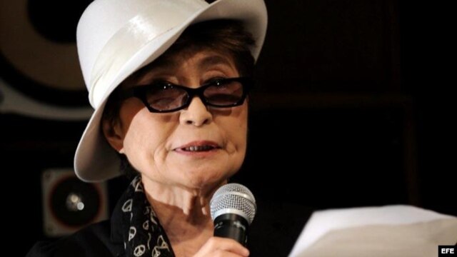 Yoko Ono, la viuda de John Lennon.