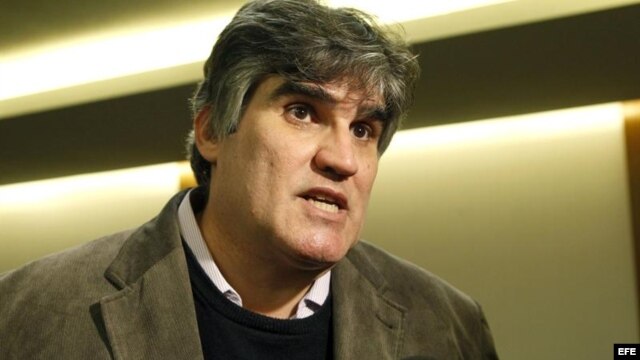 Carlos Payá, durante el homenaje que el Movimiento Cristiano Liberación rindió a su hermano, Oswaldo Payá, y a Harold Cepero