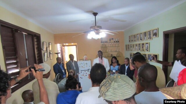 Inauguración del tercer foro Raza y Cubanidad en la sede del CIR, el viernes 30 de noviembre.