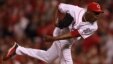 El lanzador zurdo de los Rojos de Cincinnati, Aroldis Chapman. 