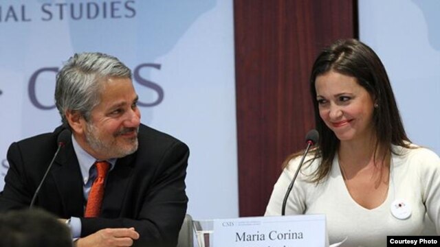 Maria Corina en CSIS