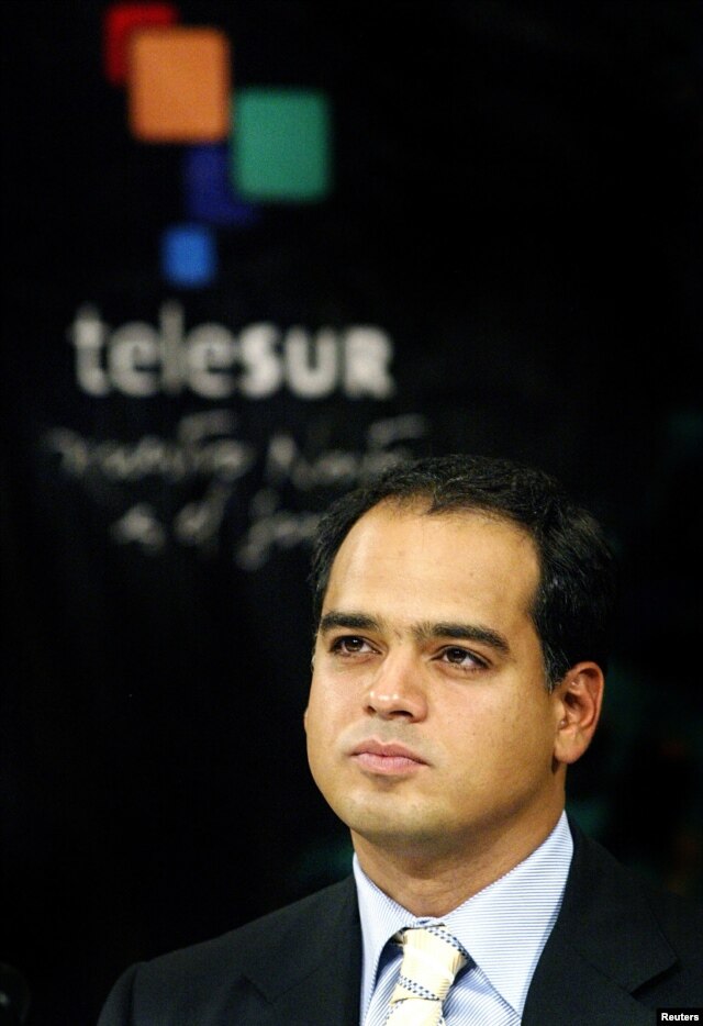 El venezolano Andres Izarra es el director de la cadena Telesur.