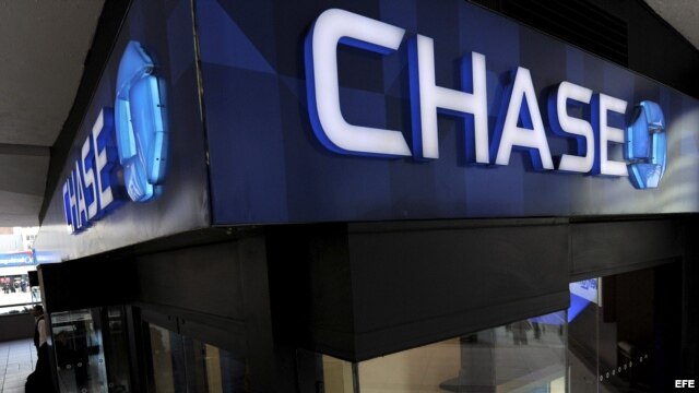 Logotipo del banco estadounidense JPMorgan Chase.