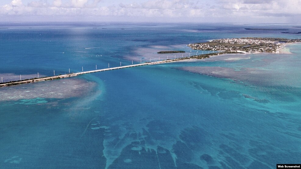 Vista de Islamorada, uno de los cayos por donde desembarcaron los balseros.