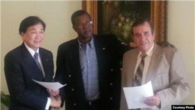 Visita de Ching-Kuo Wu a Cuba en enero del 2013.