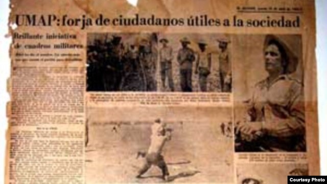 La UMAP según la prensa oficial de Cuba