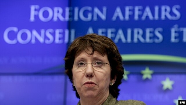La responsable de política exterior de la Unión Europea (UE), Catherine Ashton. 