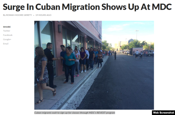 Las clases vocacionales de Inglés del MDC se han convertido en una parada importante para los recién llegados de Cuba.