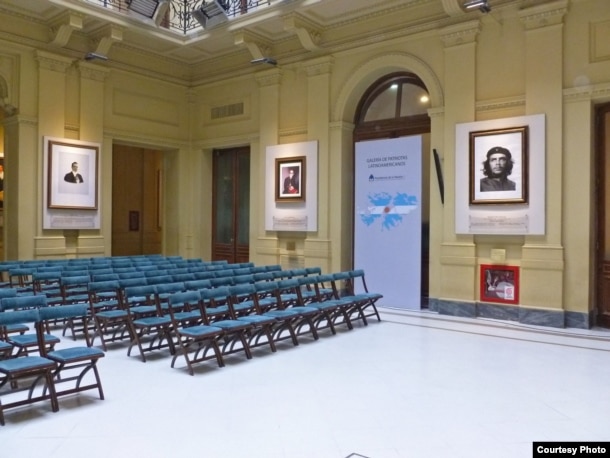Galería de los Patriotas Latinoamericanos en la Casa Rosada.