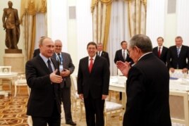 Raúl Castro encuentro con Vladimir Putin.
