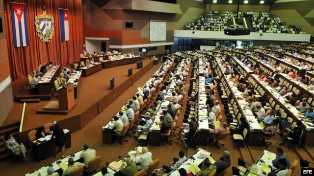 Fotografía de archivo de la Asamblea Nacional del Poder Popular. EFE/Alejandro Ernesto