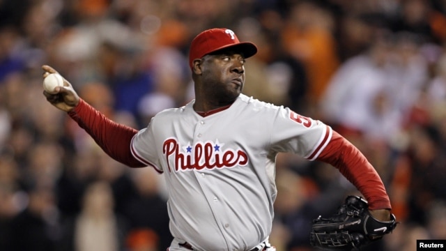 Jose Contreras, de los Phillies de Filadelfia