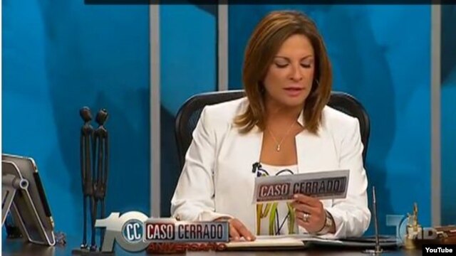 Programa de Telemundo Caso Cerrado que circula en memoria digital por Cuba