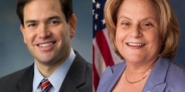 Se. Marco Rubio y Rep. Ileana Ros-Lehtinen