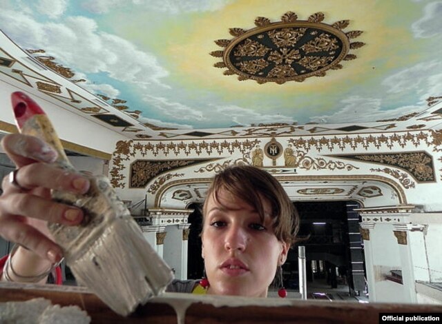 El interior del Teatro Martí