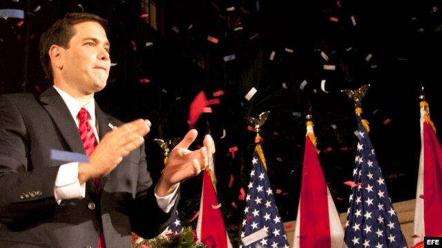 El senador republicano por la Florida Marco Rubio.