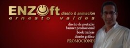 ENZOft diseño y animación, servicios que presta Ernesto Valdes.