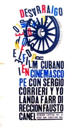 El cartel de la película "Desarraigo" diseñado por Raúl Martínez