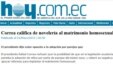 El titular de la discordia.