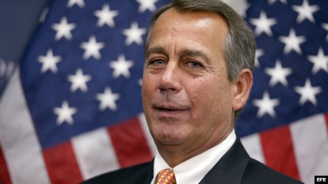 Líder de los republicanos en Congreso de EE.UU.John Boehner, Washington,12 de diciembre del 2012