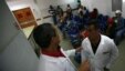 Médicos cubanos en un centro hospitalario en Venezuela.