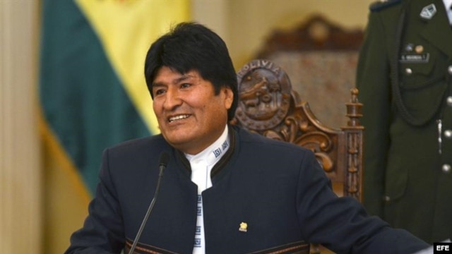 El presidente de Bolivia, Evo Morales.
