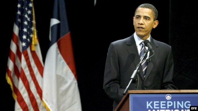 Fotografía de archivo del presidente demócrata de Estados Unidos, Barack Obama. 