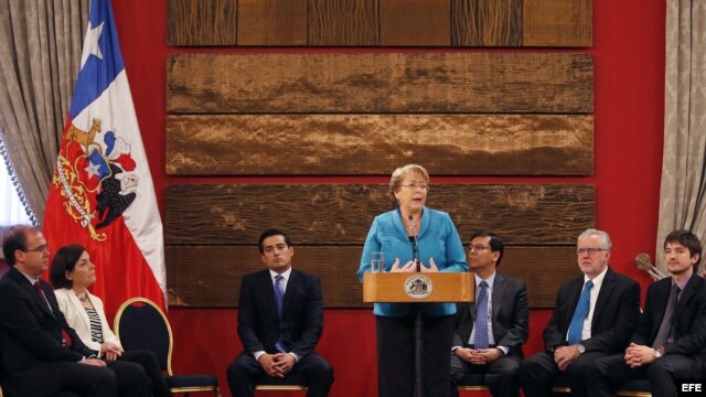 Intervención de Michelle Bachelet en el acto de firma del proyecto de Ley que crea el Sistema Nacional de Gestión de Riesgos.